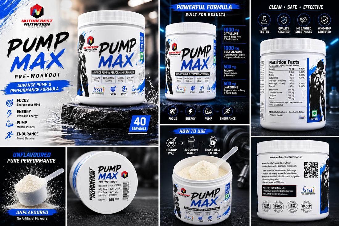 Pump Max – Pre Workout Formula