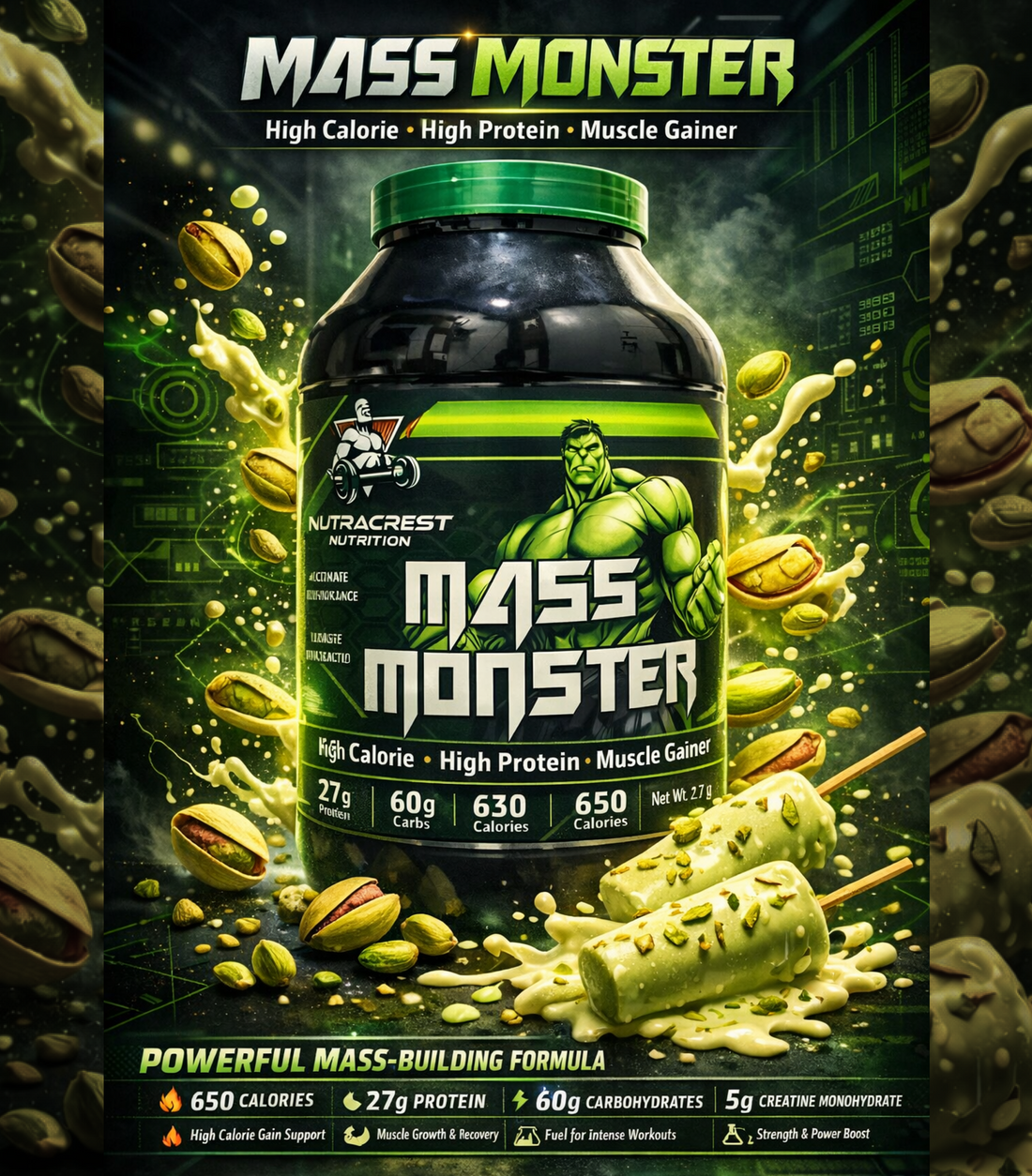 Gain Big, Grow Strong – Pista Kulfi Power Loaded -  2.7 KG