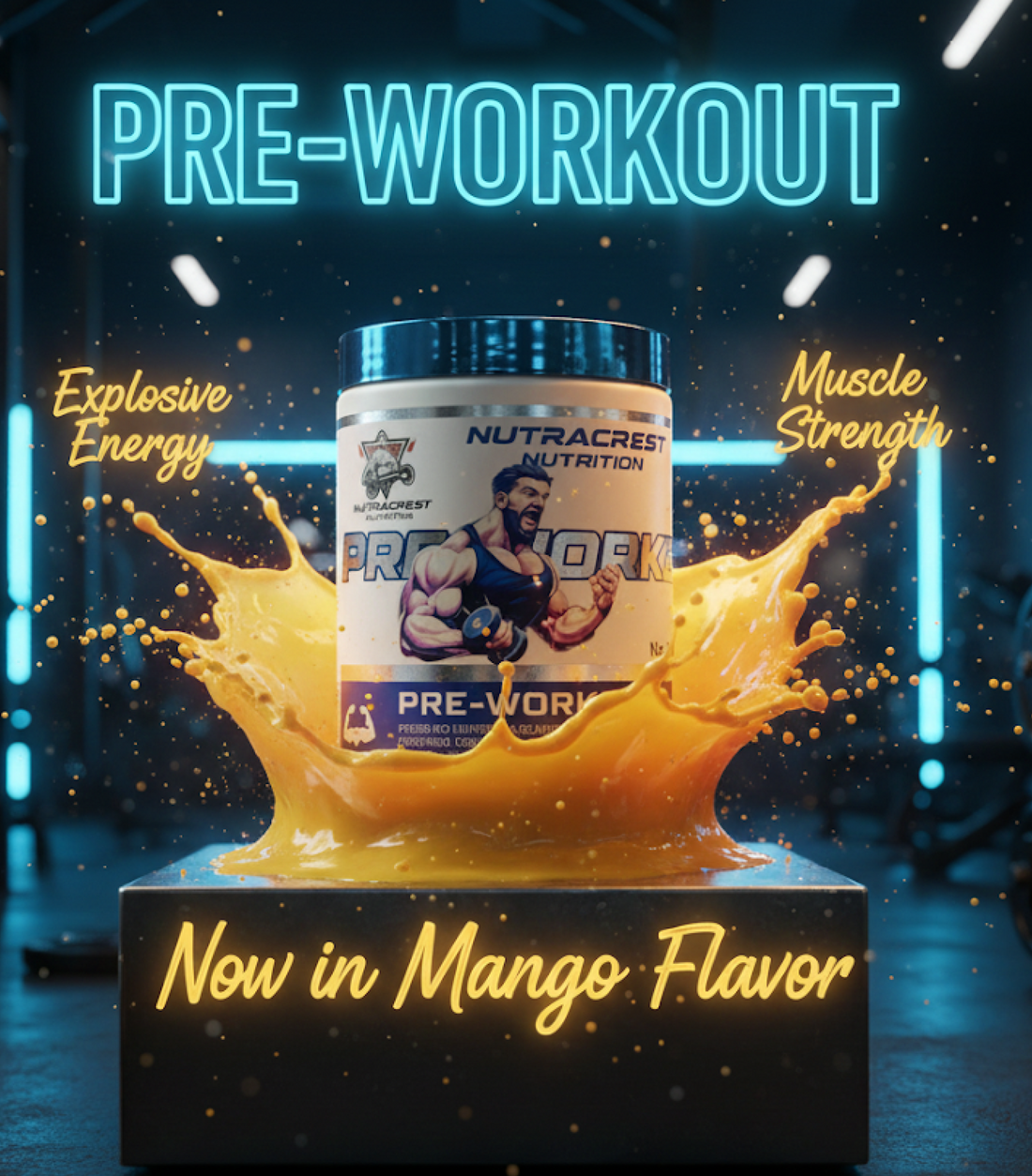 Juicy Mango Energy, Hardcore Pre-Workout Performance